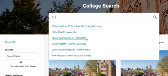 college search