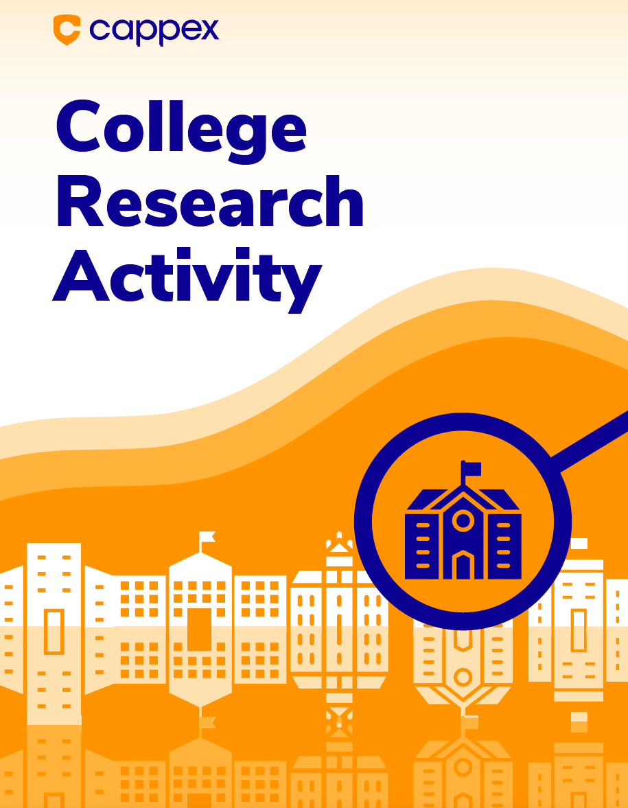 a copy of the college search activity