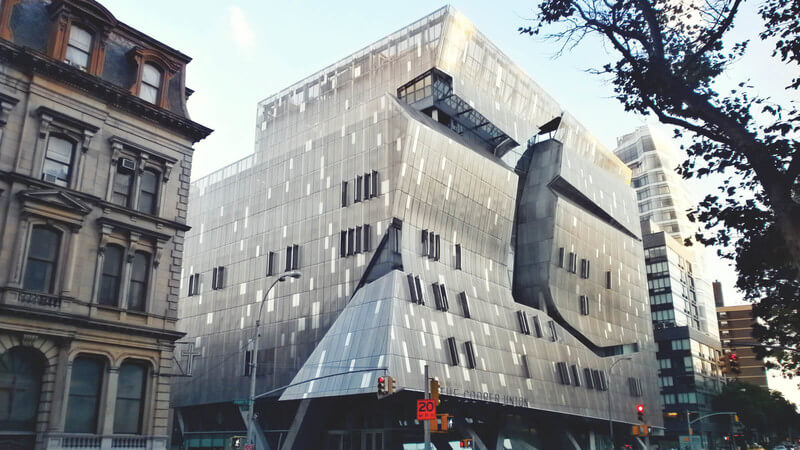 A picture of a building at the Cooper Union campus. 